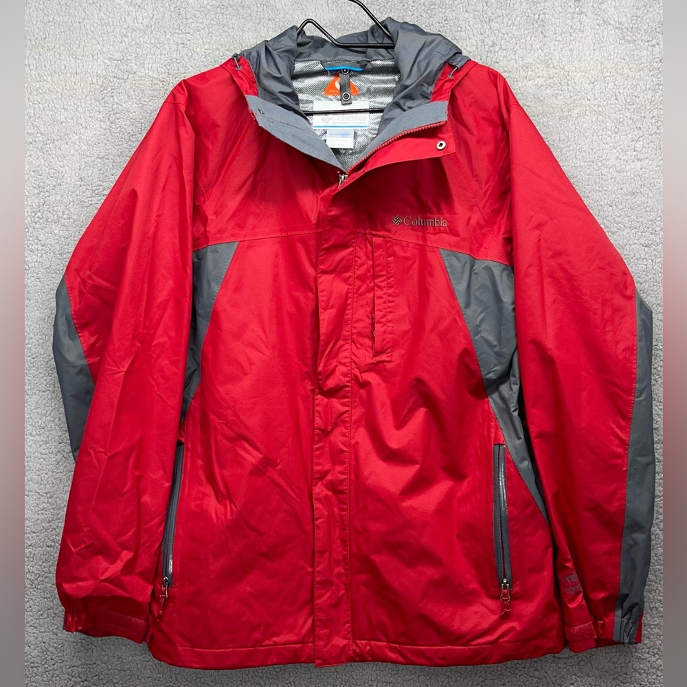 Columbia Men's Dual Zipper Omni-Heat Interchange Jacket Size Medium